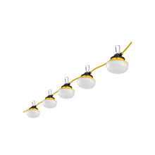 5 Head Heavy Duty 50FT Commercial LED Construction String Work Lights 50W, 5,000 Lumens