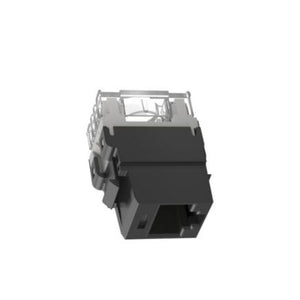 UTP RJ45 Category 6A Keystone Punchdown Jack Module Black NK6X88MBL-Q