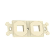 2 Port Flat Module Adapter Frame Electric Ivory NK2106MFEI