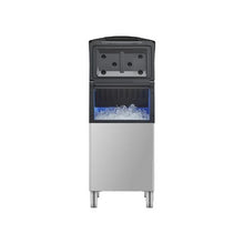 Stainless Steel Commercial Ice Storage Bin 300 lb Capacity with Adjustable Rubber Feet