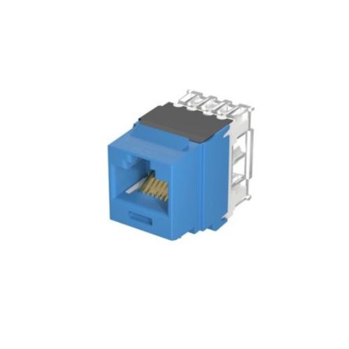 UTP RJ45 Category 6A Keystone Punchdown Jack Module Blue NK6X88MBU