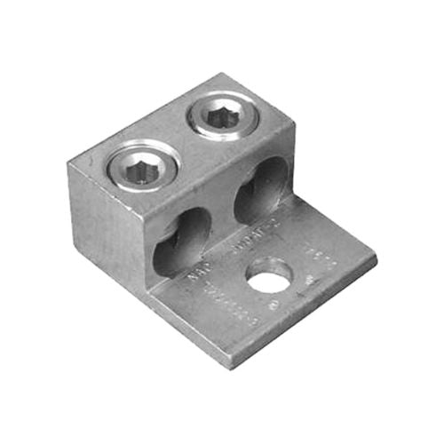 Aluminum 1 Hole Double Barrel Mechanical Lug Single Stud Mount 800MCM ...