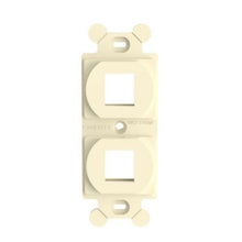 2 Port Flat Module Adapter Frame Electric Ivory NK2106MFEI