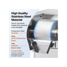 80KG/24H Commercial Snowflake Ice Machine 176.4 LBS Daily Ice Production for Bakery & Cafe
