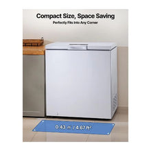 4.77 Cu.Ft Storage Household Chest Freezer with 2 Removable Baskets & Mechanical Control