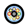 8-Element All-Dielectric Rodent-Protected Dry-Core Outdoor Loose Tube Fiber Optic Cable 07233-01