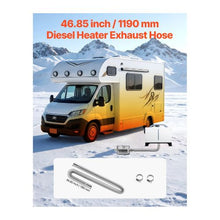 Heavy Duty Stainless Steel Exhaust Flex Pipe for 2KW–8KW Diesel Heaters Systems Heaters