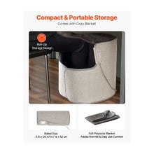 300W Electric Roll-Up Thermal Foot and Leg Heater for Indoor Home Office Comfort and Warmth