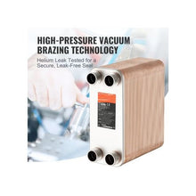 100-Plate Brazed Plate Heat Exchanger for Water-to-Water Heating and Cooling Systems