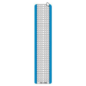 Wire & Cable Markers Pre Printed Vinyl Cloth White PCM-E (Pack of 25)