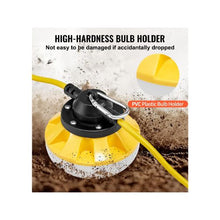 5 Head Heavy Duty 50FT Commercial LED Construction String Work Lights 50W, 5,000 Lumens