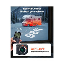 12V/24V All-in-One 1.1 Gal Diesel Air Heater with Fast Heating Technology with LCD Display