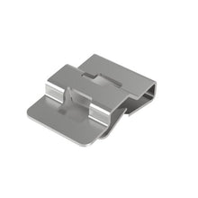 Zinc Plated Steel 4-Way Clip On Cable Tie Mount Silver MCMS12-PJ-C (Pack of 100)