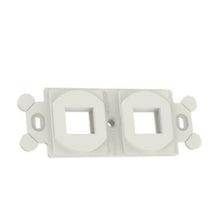 2 Port Flat Module Adapter Frame Off White NK2106MFIW