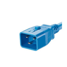 2FT Dual Locking IT Power Cord IEC C20 to IEC C19 Blue LPCB06-X