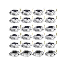 Heavy Duty Outdoor Waterproof Solar 6 LED Dock Lights for Driveway & Walkway 24 Pack