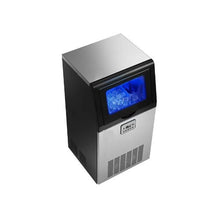 High Performance Compact Commercial Ice Maker 120 lbs/24H with LED Display & Self-Cleaning for Home, Bar & Restaurant