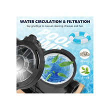 High-Performance 220V Variable Dual Speed Swimming Pool Pump with Strainer Basket