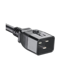 8FT Dual Locking IT Power Cord IEC C20 to IEC C19 Black LPCB14-X