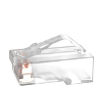 1 Port Polycarbonate UTP Modular Plug Clear MP588-C (Pack of 100)
