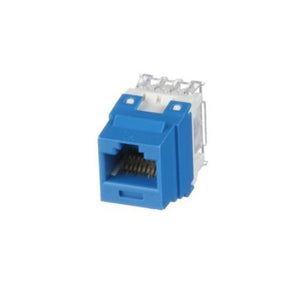 Polycarbonate Punchdown Keystone Unshielded Jack Module Blue NK688MBU