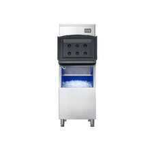 Commercial Ice Maker System 450 lbs/24H with Stainless Steel Storage Unit 250 lb Ice Storage