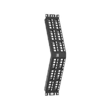 48 Port NetKey Unshielded Angled  Flush Modular Patch Panel Black NKPPA48FMY