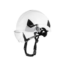 Type 1 Class C Industrial Safety Helmet with Visor ANSI/ISEA Z89.1 ABS Hard Hat with 6-Point Ratchet Suspension Adjustable Vented Construction Helmet