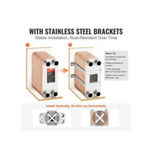 100-Plate Brazed Plate Heat Exchanger for Water-to-Water Heating and Cooling Systems