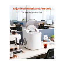 26 Lbs/24H Fast-Making Countertop Ice Machine with Self-Cleaning Function for Kitchen & Entertaining