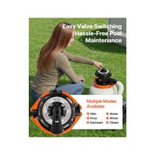 Complete 12-Inch Swimming Pool Sand Filter Pump with Advanced Water Cleaning System