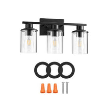 Minimalist Modern 3-Light Indoor Wall Lighting Fixture for Bathroom & Hallway