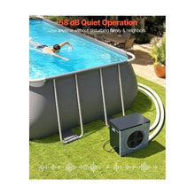 14710 BTU Pool Heat Pump Electric Swimming Pool Heater & Cooler 5.13 COP Heating & Cooling Smart Inverter Compressor GFCI Protection