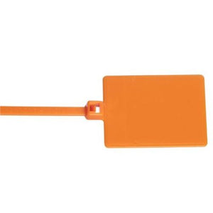 Cross Section Flag Miniature Marker Cable Tie Orange PLF1MA-M3 (Pack of 1000)
