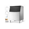 Stainless Steel 500 lb Modular Ice Storage Bin with Anti-Slip Adjustable Feet