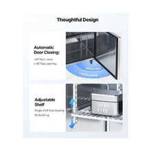 60 Inch Commercial Sandwich Prep Refrigerator, 15.4 Cu. Ft. 16-Pan Food Prep Table