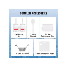 375 LBS/24H Commercial Snowflake Ice Maker Machine with Air Cooling Technology