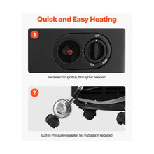 18,000 BTU Three-Level Temperature Control Propane Cabinet Heater for Home and Outdoor Use