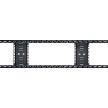 Vertical Cable Manager 12 Wide Single Sided Black PE2VFD1296