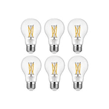 450 Lumens Traditional A19 LED Bulbs Filament Bulbs Antique Glass Finish for Bedroom & Office