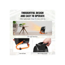 Portable 1500W Electric PTC Grow Tent Heater with Overheat Protection for Greenhouse & Flower Room
