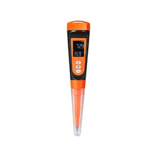 Digital Food pH Meter 0–14 pH Range 3-Point Calibration IP68 Waterproof Probe Automatic Temperature Compensation Calibration Kit for Fermentation, Dough & Meat