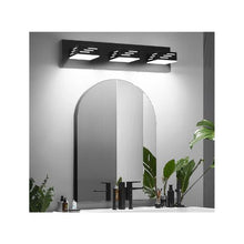 6000K Waterproof Modern Decorative 3-Light LED Wall Mounted Bathroom Light Fixture for Indoor Use