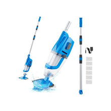 40 W Cordless Pool Vacuum Cleaner 26 GPM Handheld Rechargeable Pool & Spa Vacuum with Extension Pole