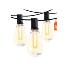 2700K Dimmable Patio Outdoor 50FT LED Backyard Mood Lighting S14 Bulb String