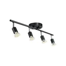 3000K Indoor 4 Head LED Track Light with Adjustable Arms Kit For Kitchen & Living Room