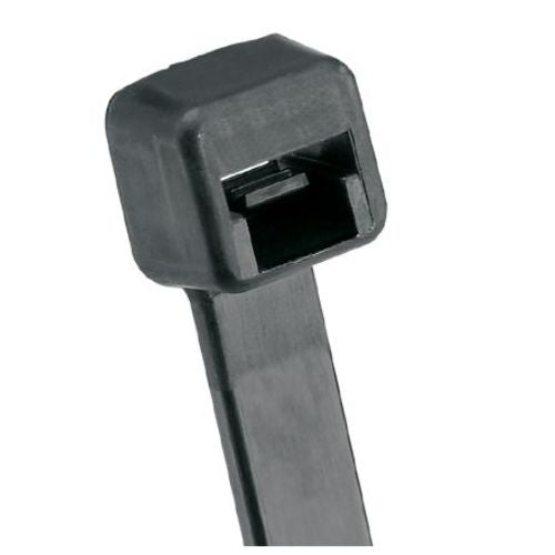 PLT Cross Section Miniature Weather Resistant Cable Tie Black PLT.7M-M0 (Pack o0f 1000)