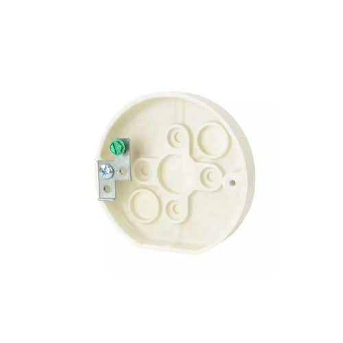 Nonmetallic Flush Mount Round Electrical Wall Fixture Junction Box Off White 9304-G (Pack of 100)