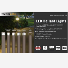14W/19W/24W LED Bollard Lights heavy-duty Square pole BD01