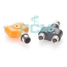M12 to M8 Circular Connector for Sensor Actuator Y Splitter Coupler PCM-S-0692